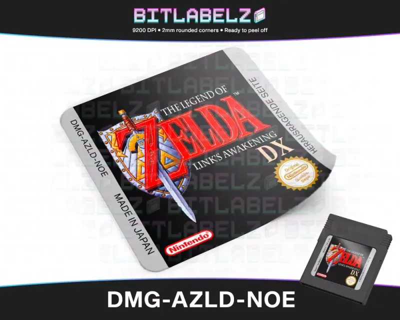 The Legend of Zelda: Link’s Awakening DX - Etichetta Game Boy Color [DMG-AZLD-NOE]