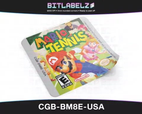 Mario Tennis - Étiquette Game Boy Color [CGB-BM8E-USA]