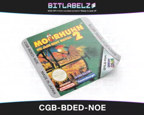 Moorhuhn Jagd 2: Die Jagd geht weiter - Etichetta Game Boy Color [CGB-BDED-NOE]