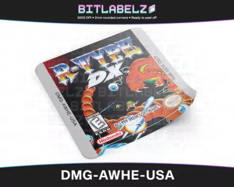 R-Type DX - Etichetta Game Boy Color [DMG-AWHE-USA]