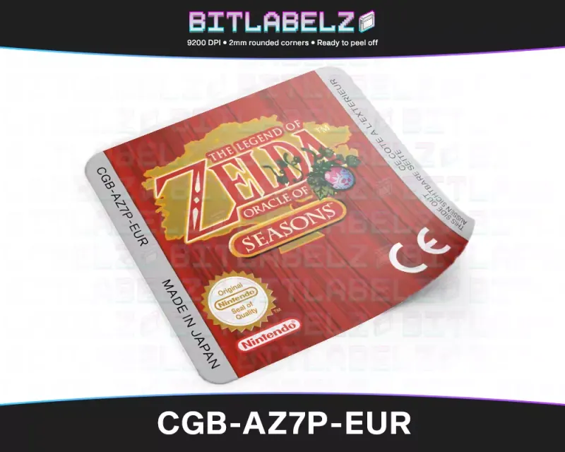 The Legend of Zelda: Oracle of Seasons - Etichetta Game Boy Color [CGB-AZ7P-EUR]