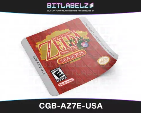 The Legend of Zelda: Oracle of Seasons - Etichetta Game Boy Color [CGB-AZ7E-USA]