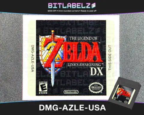 The Legend of Zelda: Link's Awakening DX - Étiquette Game Boy dorée [DMG-AZLE-USA]