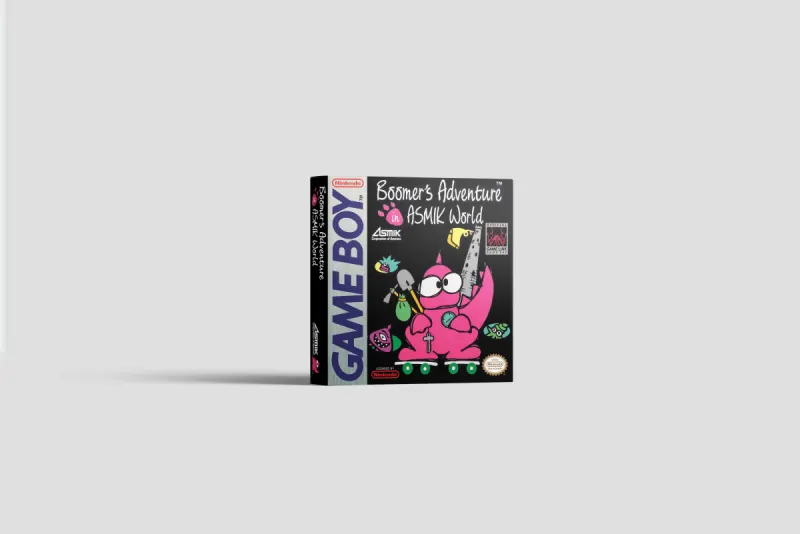 Boomer's Adventure in ASMIK World - Scatola di ricambio Game Boy, immagine 2