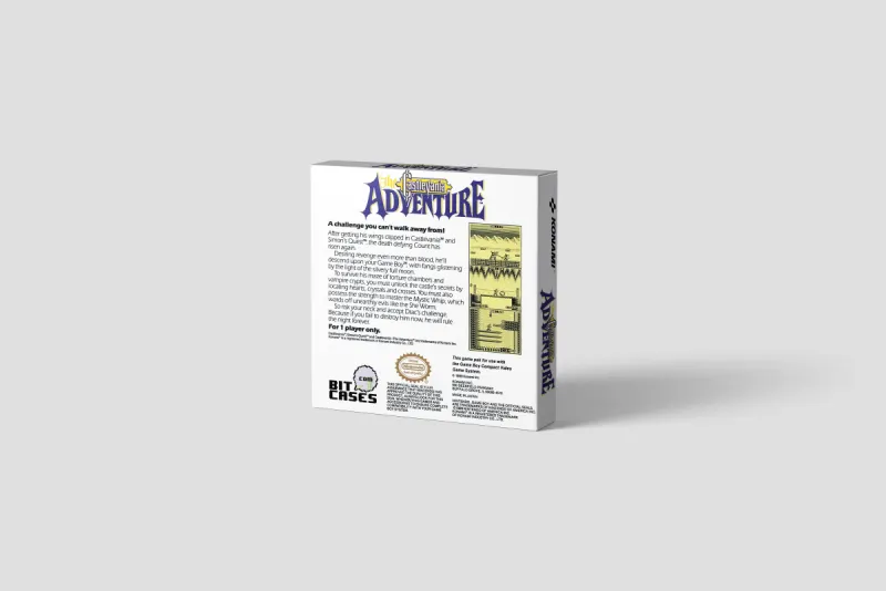 Castlevania: The Adventure - Boîte de remplacement Game Boy, image 3