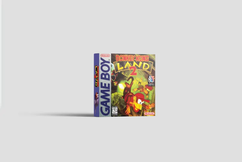 Donkey Kong Land 2 - Boîte de remplacement Game Boy, image 2