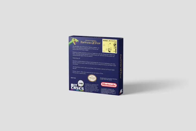 Wizards & Warriors X: The Fortress of Fear - Caja de repuesto Game Boy, imagen 3