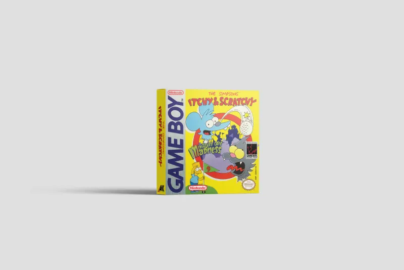 Itchy & Scratchy in Miniature Golf Madness - Boîte de remplacement Game Boy, image 2