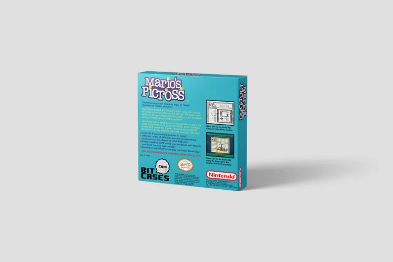 Mario's Picross - Boîte de remplacement Game Boy, image 3
