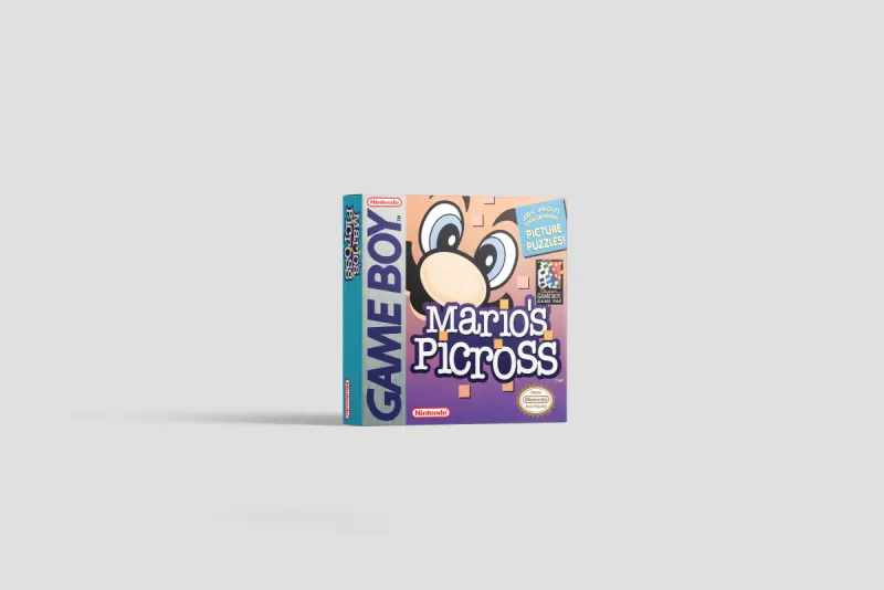 Mario's Picross - Boîte de remplacement Game Boy, image 2