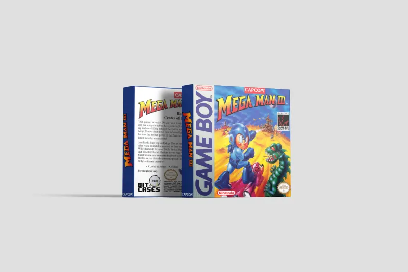 Mega Man 3 - Boîte de remplacement Game Boy