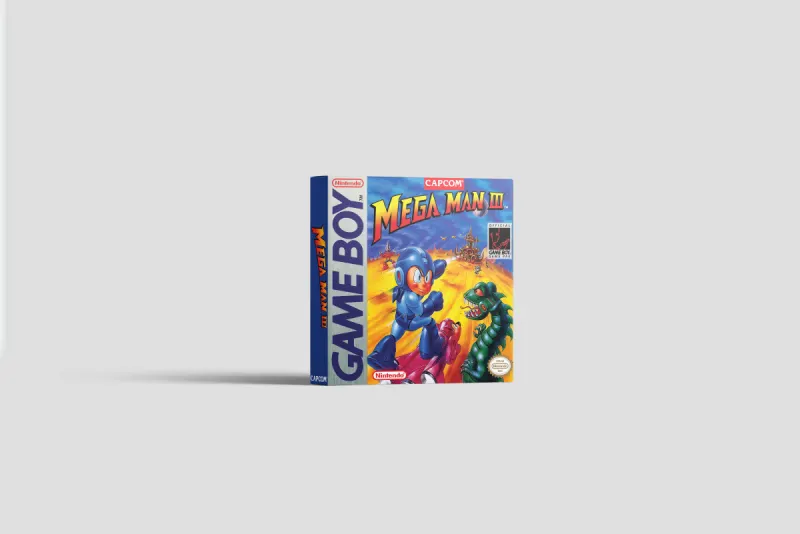 Mega Man 3 - Boîte de remplacement Game Boy, image 2