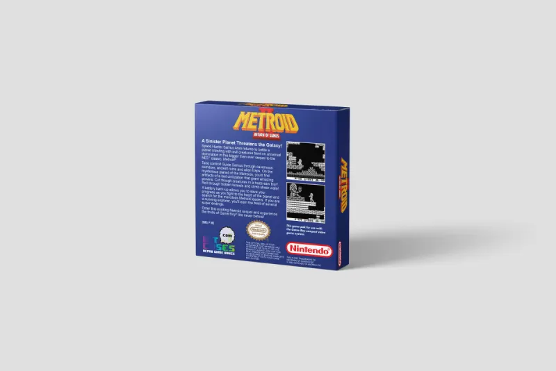 Metroid II: Return of Samus - Boîte de remplacement Game Boy, image 3