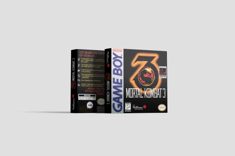 Mortal Kombat 3 - Boîte de remplacement Game Boy