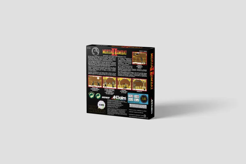 Mortal Kombat II - Boîte de remplacement Game Boy, image 3