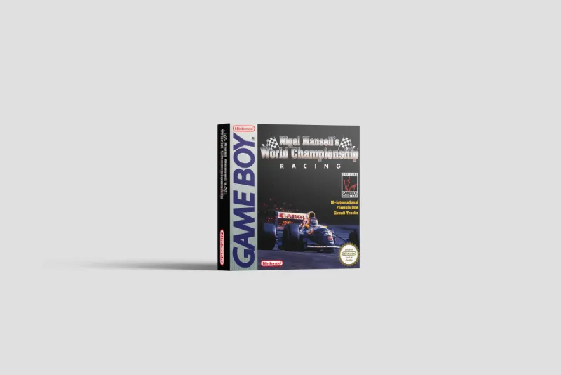 Nigel Mansell's World Championship Racing - Caja de repuesto Game Boy, imagen 2