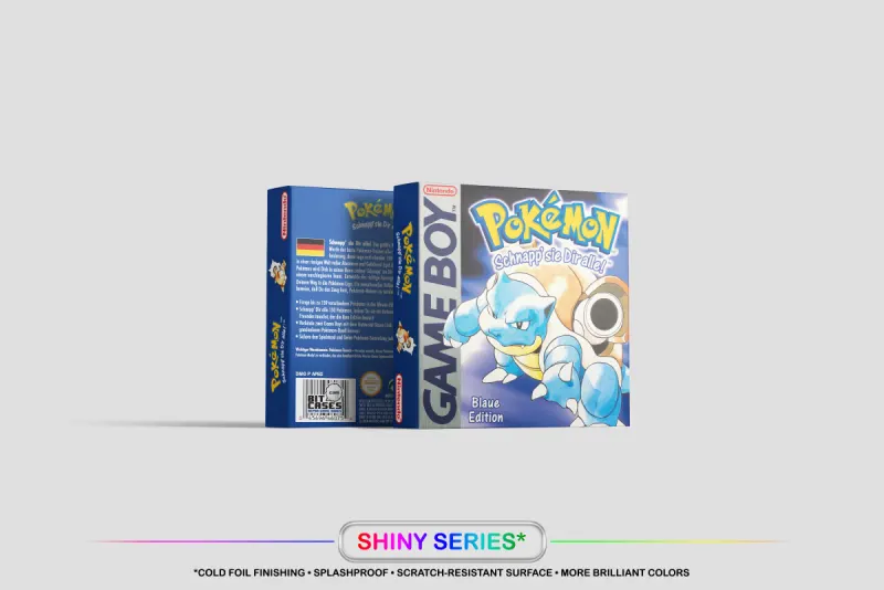 Pokemon Blaue Edition - Boîte de remplacement Game Boy