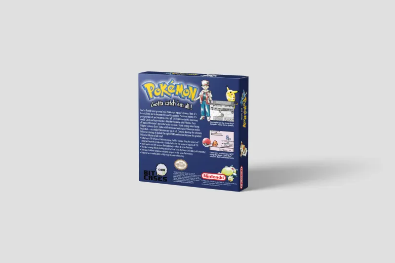 Pokemon Blue Version - Scatola di ricambio Game Boy, immagine 3