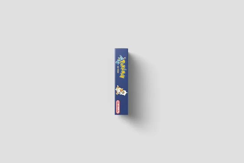 Pokemon Blue Version - Scatola di ricambio Game Boy, immagine 4