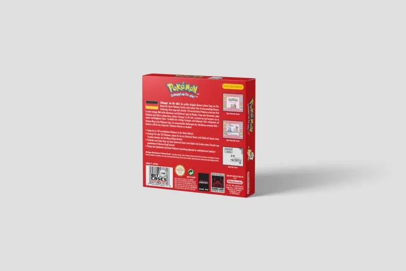 Pokemon Rote Edition - Boîte de remplacement Game Boy, image 3