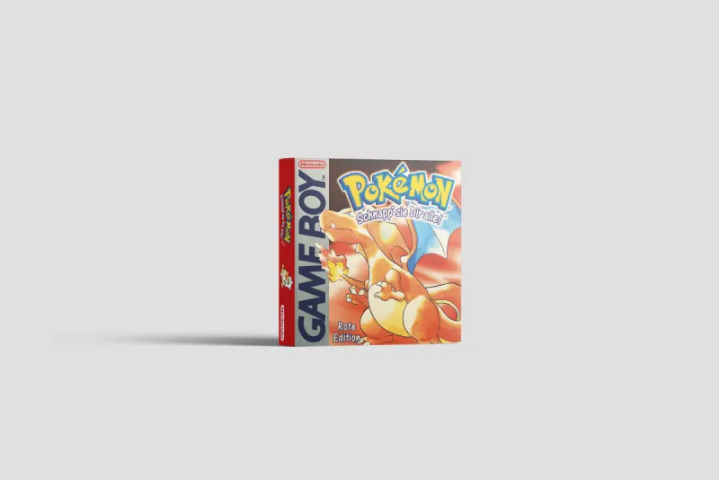 Pokemon Rote Edition - Boîte de remplacement Game Boy, image 2
