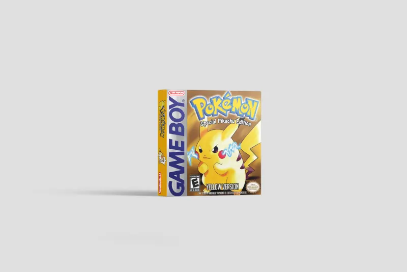 Pokemon Yellow Version: Special Pikachu Edition - Boîte de remplacement Game Boy, image 2