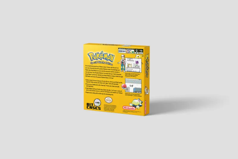 Pokemon Yellow Version: Special Pikachu Edition - Boîte de remplacement Game Boy, image 3