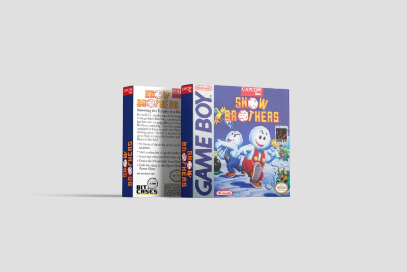 Snow Brothers - Boîte de remplacement Game Boy