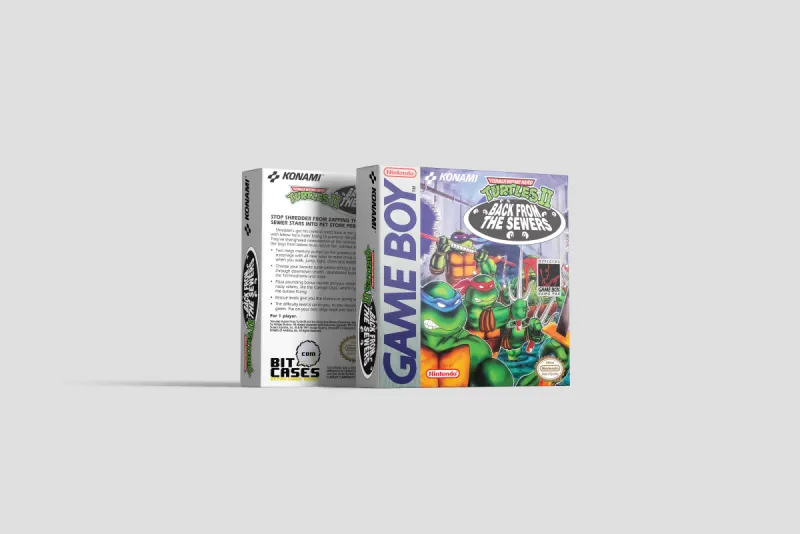 Teenage Mutant Ninja Turtles II: Back from the Sewers - Caja de repuesto Game Boy