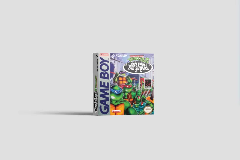 Teenage Mutant Ninja Turtles II: Back from the Sewers - Caja de repuesto Game Boy, imagen 2