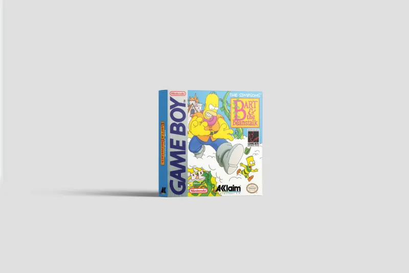 The Simpsons: Bart & the Beanstalk - Boîte de remplacement Game Boy, image 2