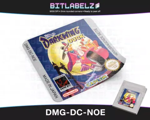 Darkwing Duck - Etichetta Game Boy [DMG-DC-NOE]