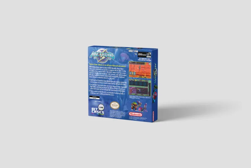 Metroid Fusion - Boîte de remplacement Game Boy Advance, image 3