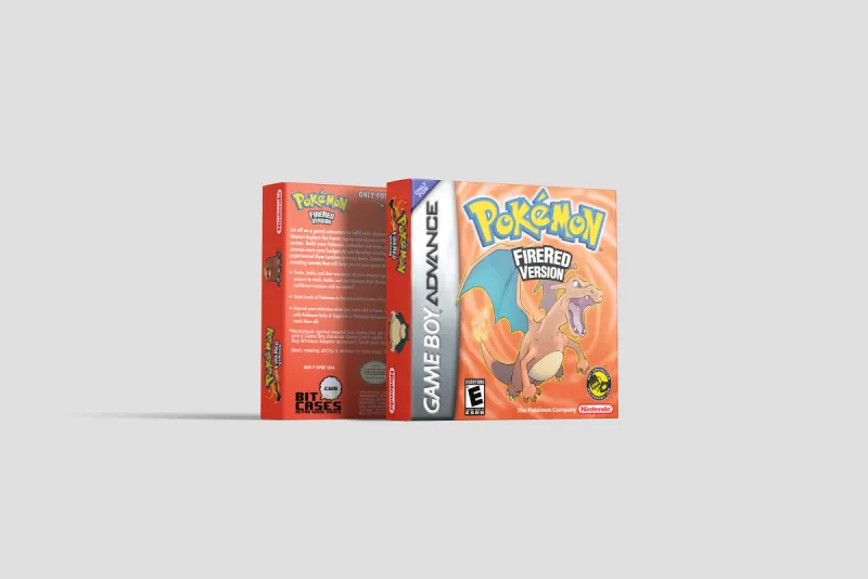 Pokemon FireRed Version - Boîte de remplacement Game Boy Advance