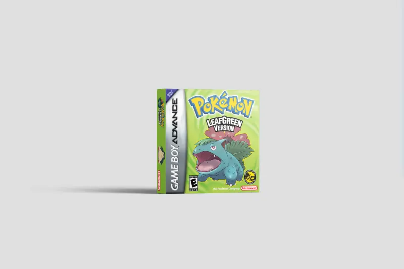 Pokemon LeafGreen Version - Boîte de remplacement Game Boy Advance, image 2