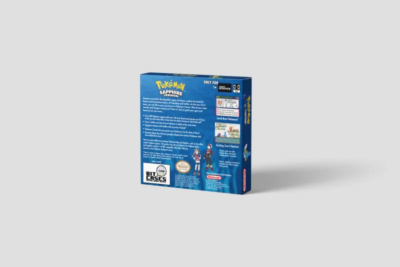 Pokemon Sapphire Version - Boîte de remplacement Game Boy Advance, image 3