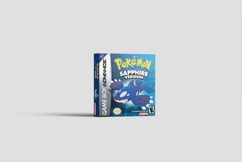 Pokemon Sapphire Version - Boîte de remplacement Game Boy Advance, image 2