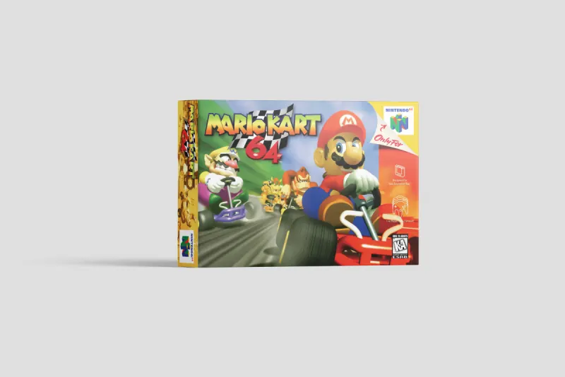 Mario Kart 64 - Boîte de remplacement Nintendo 64, image 2