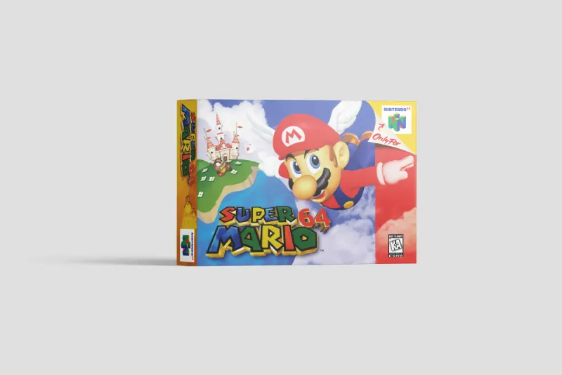 Super Mario 64 - Boîte de remplacement Nintendo 64, image 2