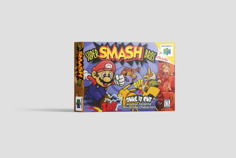 Super Smash Bros - Boîte de remplacement Nintendo 64, image 2