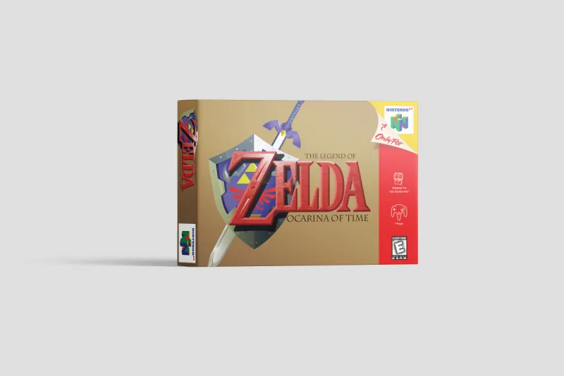 The Legend of Zelda: Ocarina of Time - Boîte de remplacement Nintendo 64, image 2