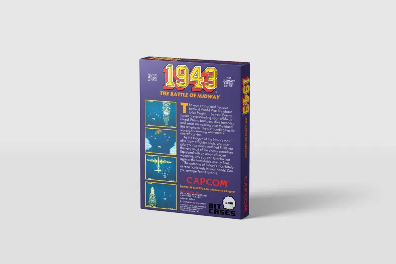1943: The Battle of Midway - Boîte de remplacement Nintendo NES, image 3