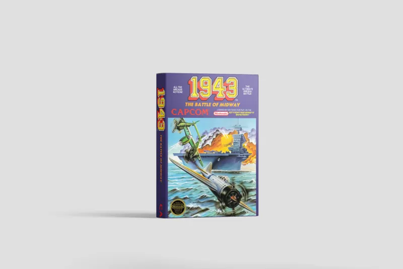 1943: The Battle of Midway - Boîte de remplacement Nintendo NES, image 2