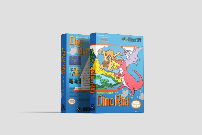 Adventures of Dino Riki - Boîte de remplacement Nintendo NES
