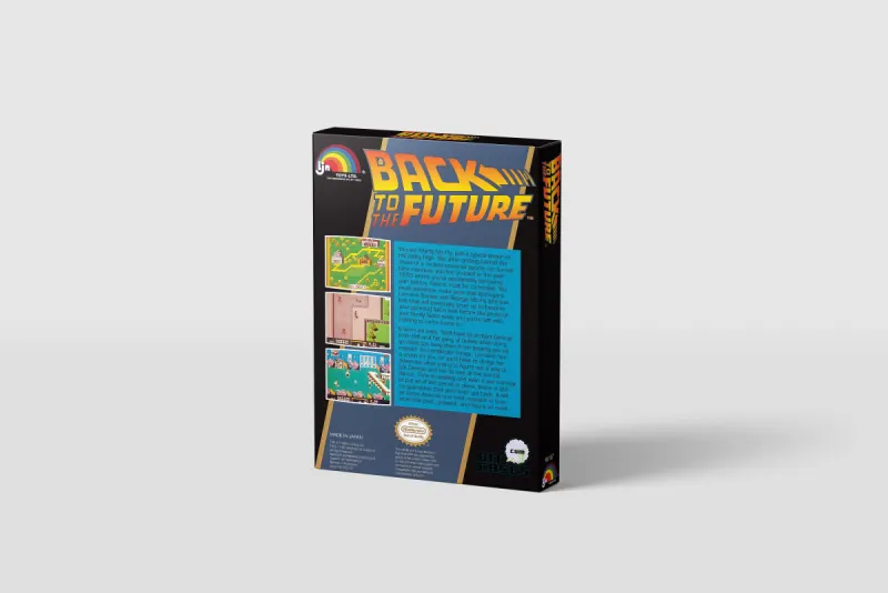 Back to the Future - Boîte de remplacement Nintendo NES, image 3