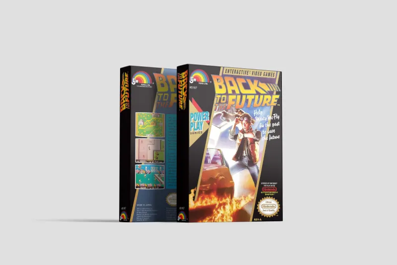 Back to the Future - Boîte de remplacement Nintendo NES