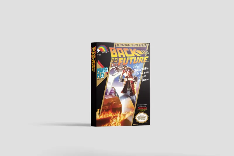 Back to the Future - Boîte de remplacement Nintendo NES, image 2