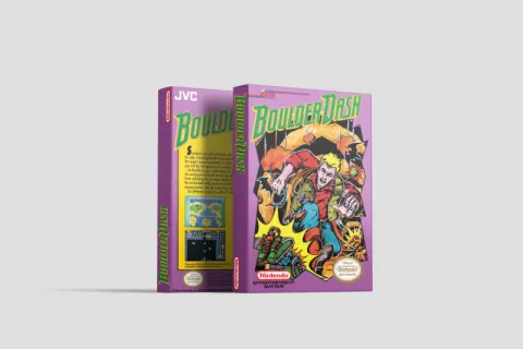 Boulder Dash - Boîte de remplacement Nintendo NES