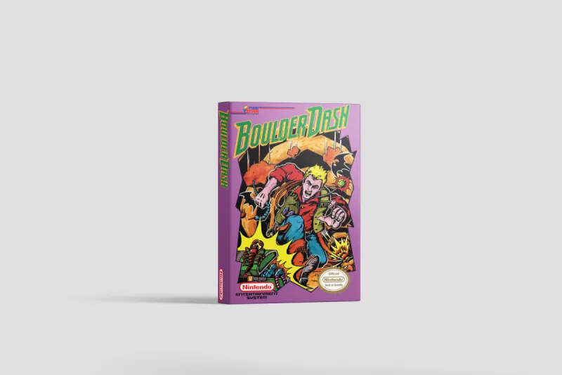 Boulder Dash - Boîte de remplacement Nintendo NES, image 2