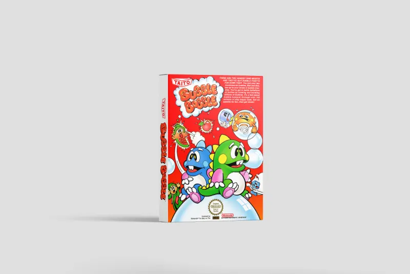 Bubble Bobble - Boîte de remplacement Nintendo NES, image 2